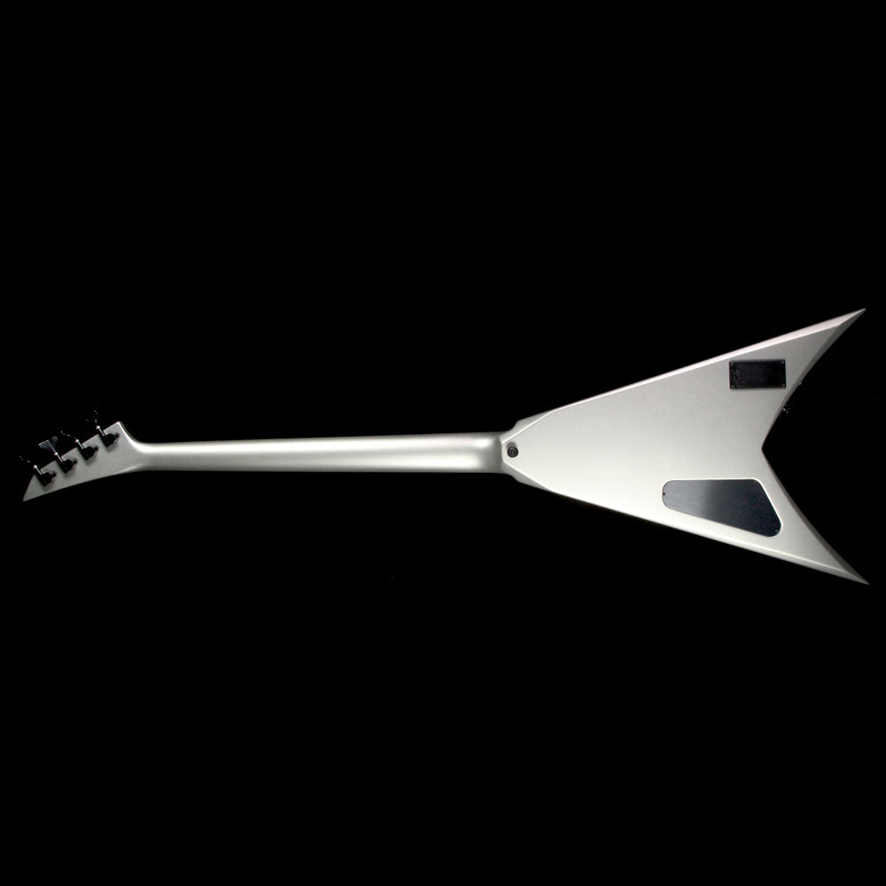 Used Jackson Custom Shop King V Electric Bass Guitar Quicksilver — 4
