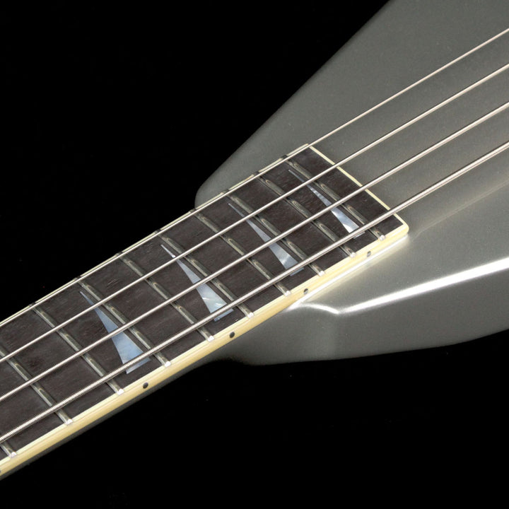 Used Jackson Custom Shop King V Electric Bass Guitar Quicksilver