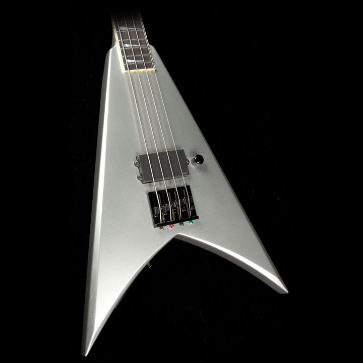 Used Jackson Custom Shop King V Electric Bass Guitar Quicksilver