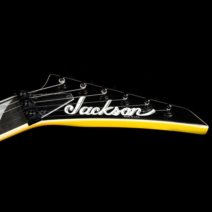 Used 2014 Jackson Custom Shop 30th Anniversary 1984 Soloist Prototype Electric Guitar Yellow Pearl