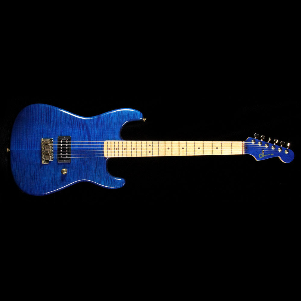 Used 2007 Charvel Custom Shop San Dimas 1H FR Electric Guitar Transparent Candy Blue — 2
