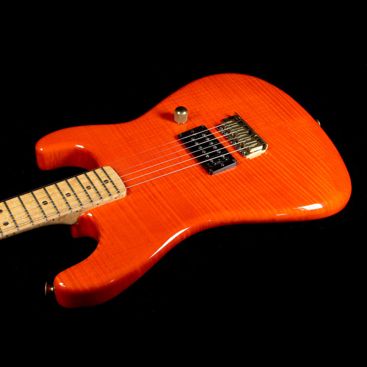 Used 2007 Prototype Charvel San Dimas SD 1H Electric Guitar Transparent Candy Orange