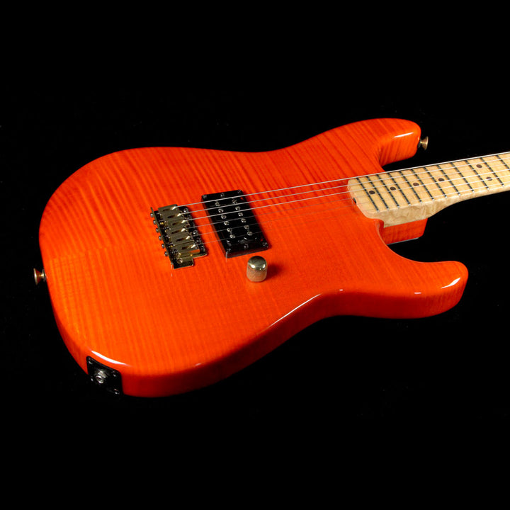 Used 2007 Prototype Charvel San Dimas SD 1H Electric Guitar Transparent Candy Orange