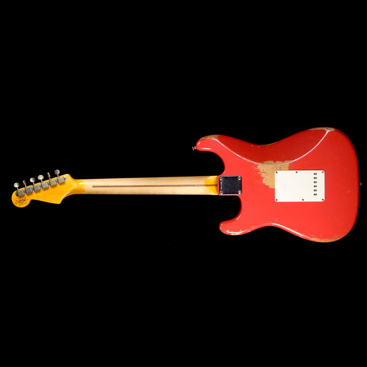 Used 2013 Fender Custom Shop Wildwood 10 '57 Stratocaster Electric Guitar Fiesta Red Heavy Relic