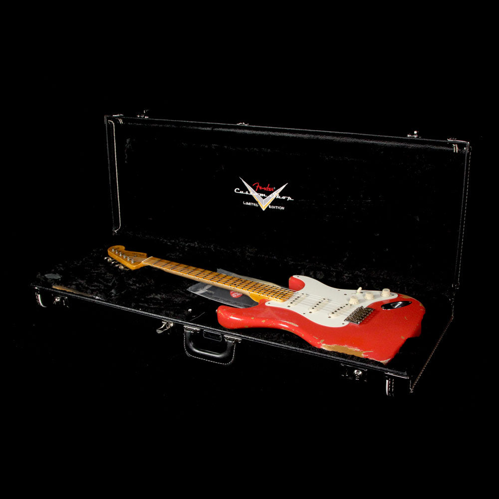 Used 2013 Fender Custom Shop Wildwood 10 '57 Stratocaster Electric Guitar Fiesta Red Heavy Relic — 8