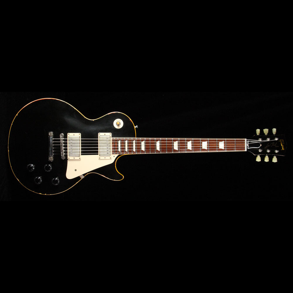 Used 2015 Gibson Custom Shop Collectors Choice #34 Blackburst 1960 Les Paul Electric Guitar Ebony over Washed Cherry — 2