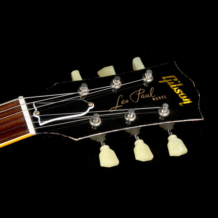 Used 2015 Gibson Custom Shop Collectors Choice #34 Blackburst 1960 Les Paul Electric Guitar Ebony over Washed Cherry