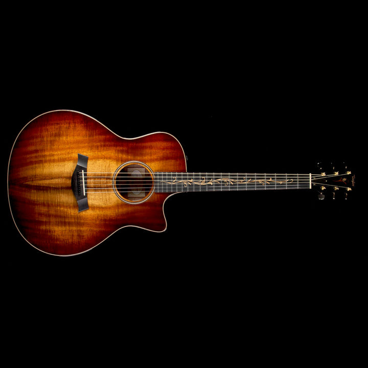 Used 2016 Taylor K26ce Koa Grand Symphony Acoustic Guitar Edgeburst