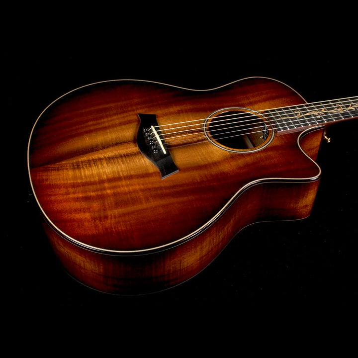 Used 2016 Taylor K26ce Koa Grand Symphony Acoustic Guitar Edgeburst