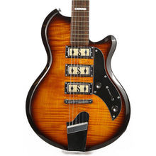 Supro Hampton Flame Maple Tobacco Burst