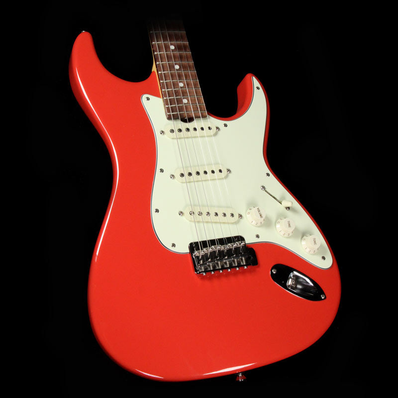 Used 2002 Grosh Retro Classic Standard Electric Guitar Fiesta Red Brazilian Fingerboard — 1