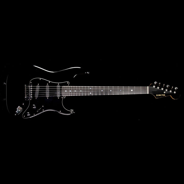 Used '80s Schecter USA S-Style Electric Guitar Black