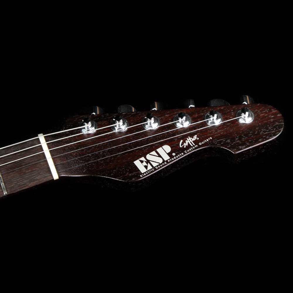 Used 2016 ESP Exhibition Limited Snapper CTM NAMM Display Electric Guitar Tiger Eye Quilt — 8