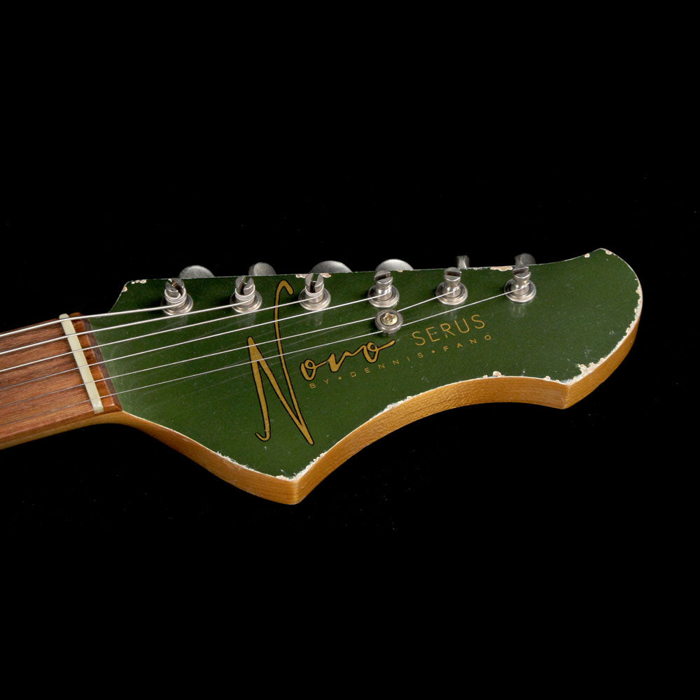 Used Novo by Dennis Fano	Serus J Electric Guitar Distressed Green — 4