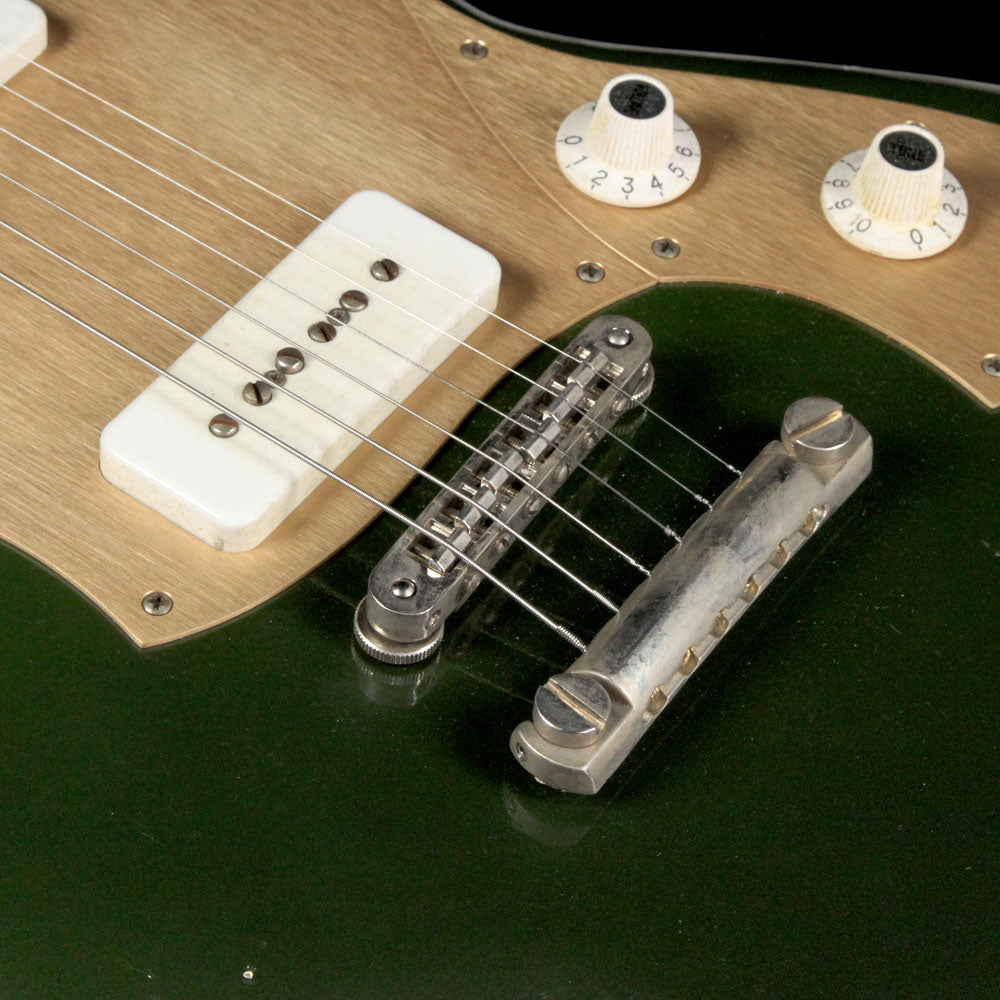 Used Novo by Dennis Fano	Serus J Electric Guitar Distressed Green — 5