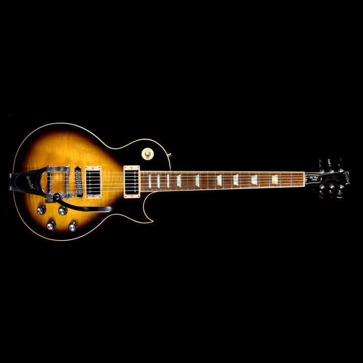 Used 2009 Gibson Limited Run Les Paul Florentine with Bigsby Electric Guitar Vintage Sunburst