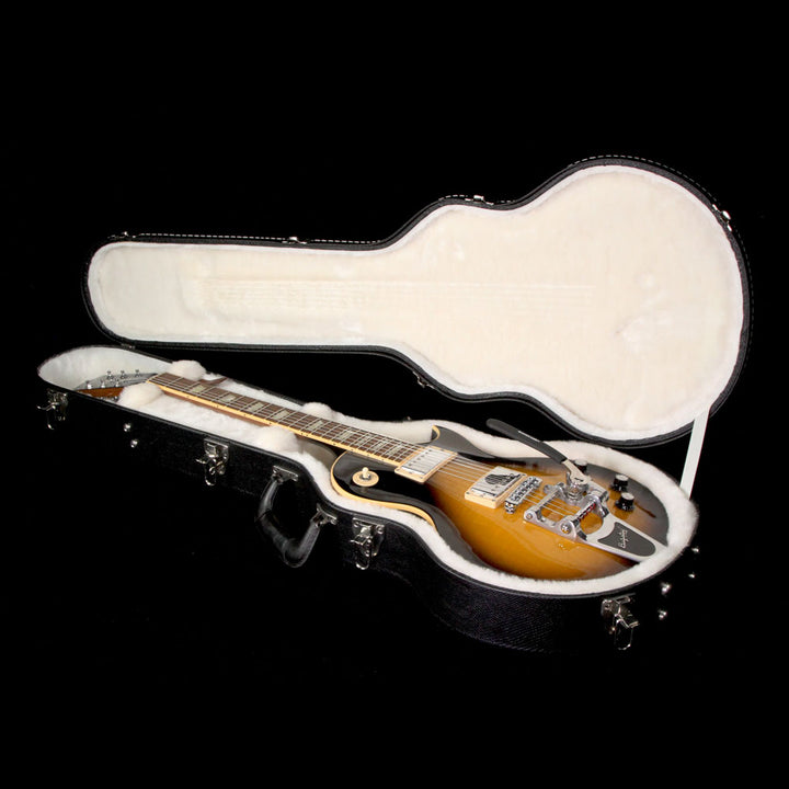 Used 2009 Gibson Limited Run Les Paul Florentine with Bigsby Electric Guitar Vintage Sunburst