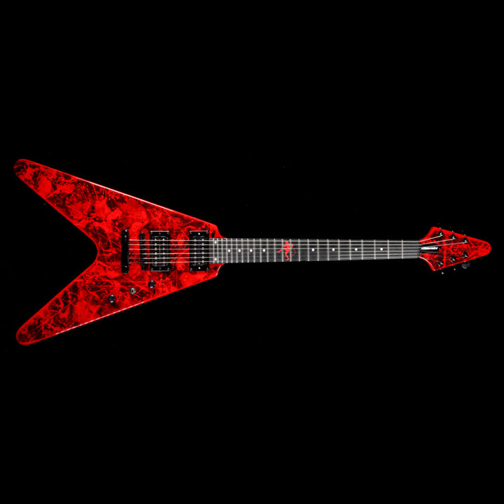 Epiphone Jeff Waters Annihilation-II Flying V Outfit Electric Guitar Annihilation Red