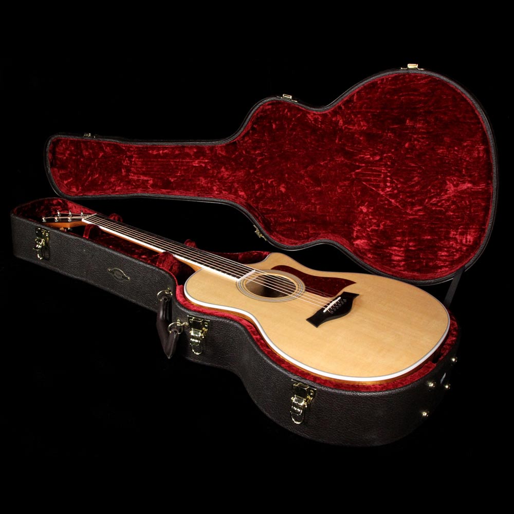 Used Taylor 414ce Grand Auditorium Acoustic Guitar Natural — 7