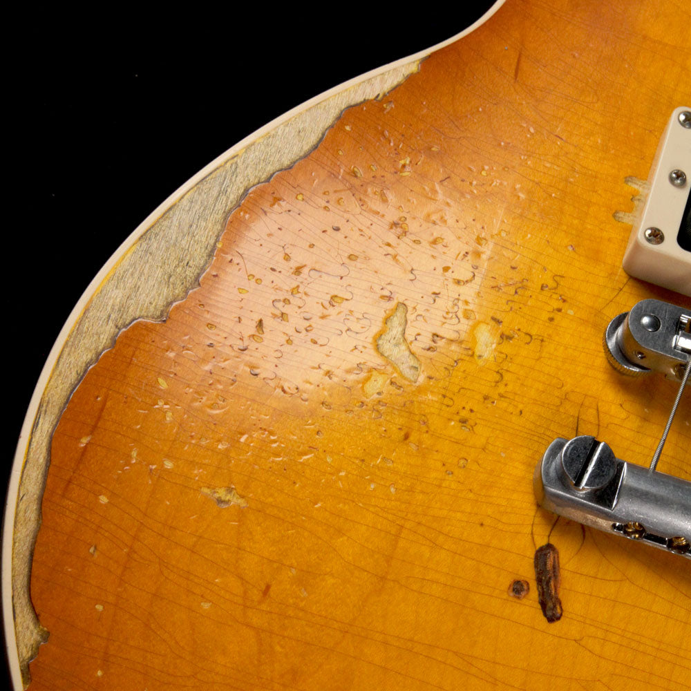 Used 2008 Gibson Custom Shop Inspired By Slash Les Paul Standard Aged and Signed Electric Guitar Heritage Cherry Sunburst — 6