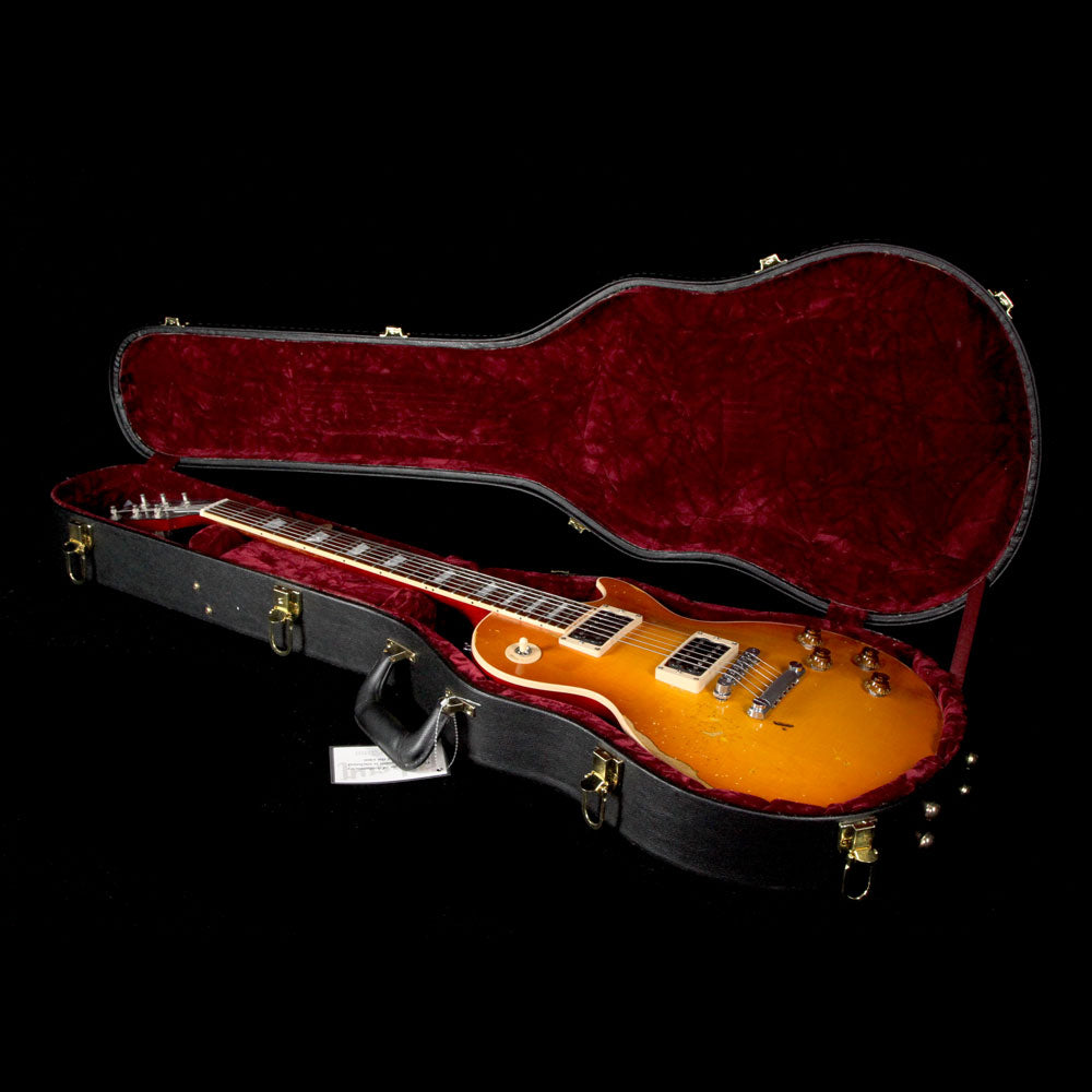 Used 2008 Gibson Custom Shop Inspired By Slash Les Paul Standard Aged and Signed Electric Guitar Heritage Cherry Sunburst — 10
