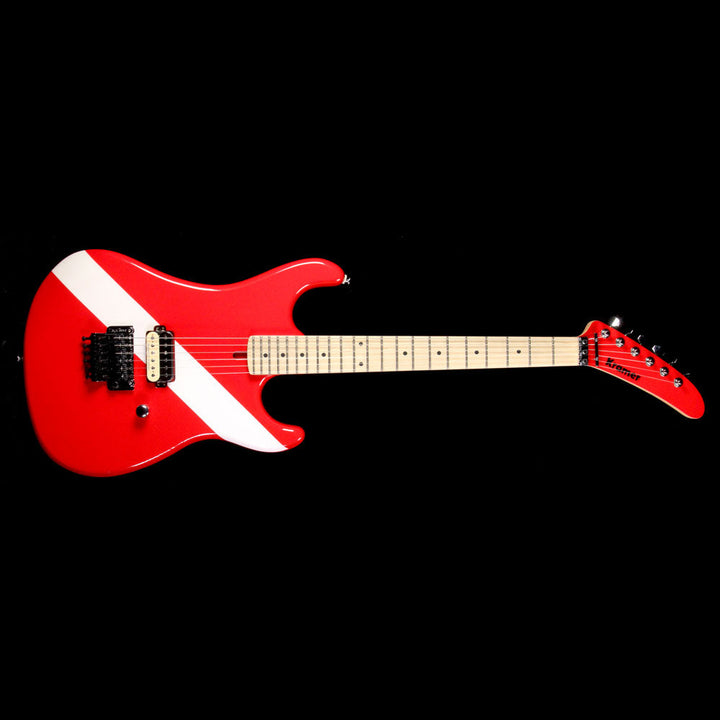 Kramer '84 Baretta Electric Guitar Diver Down Red with White Stripe