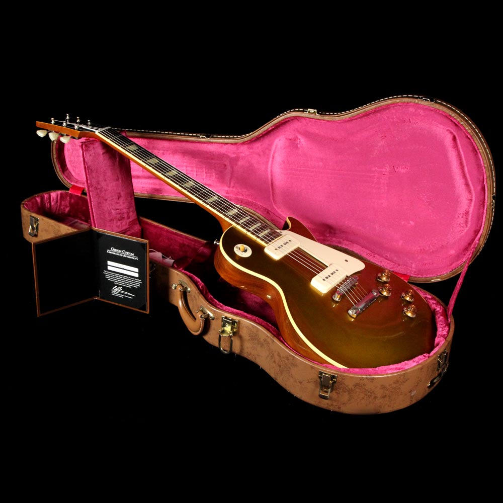 Used 2013 Gibson Custom Shop '56 Historic Les Paul Electric Guitar Goldtop — 9