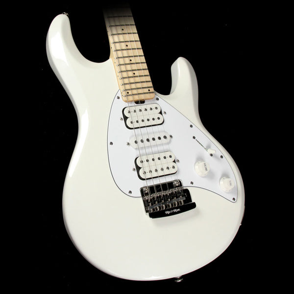 Used Ernie Ball Music Man Silhouette Electric Guitar White