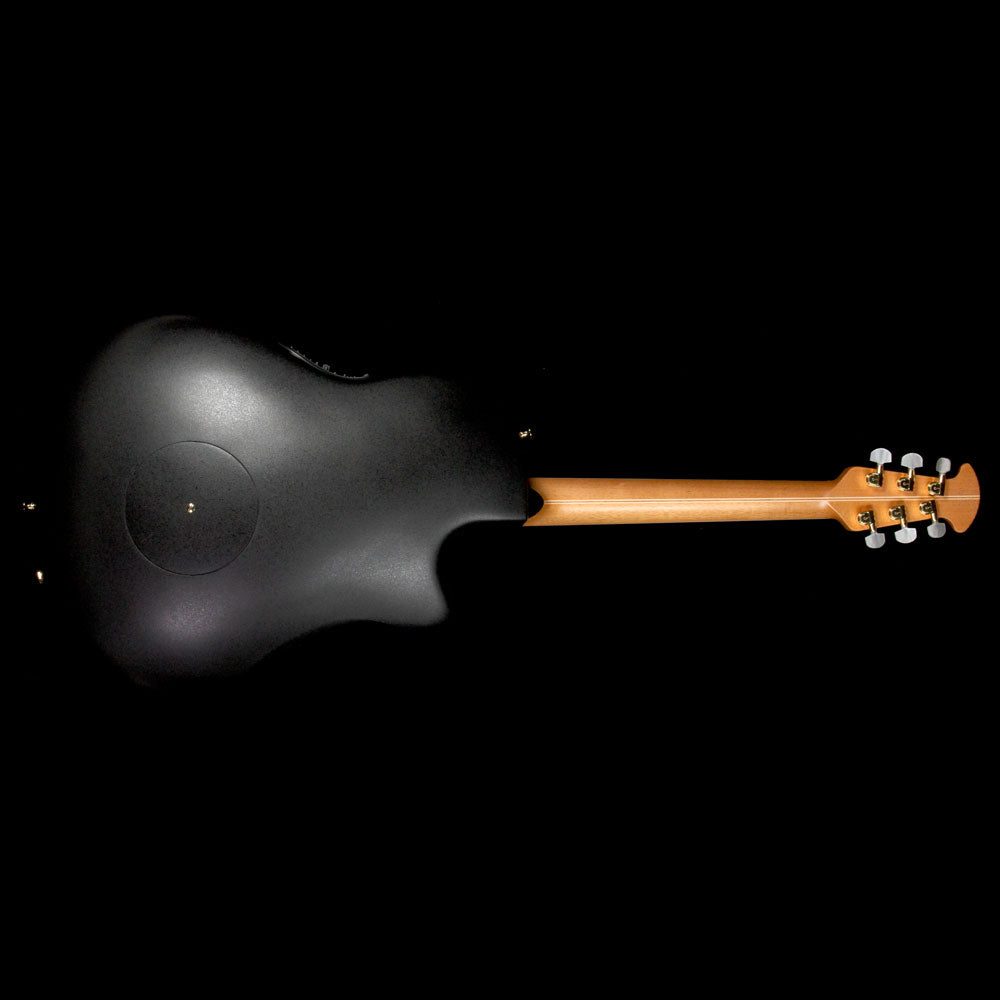 Ovation C1778LX Custom Elite Left-Handed Acoustic Guitar Black — 3