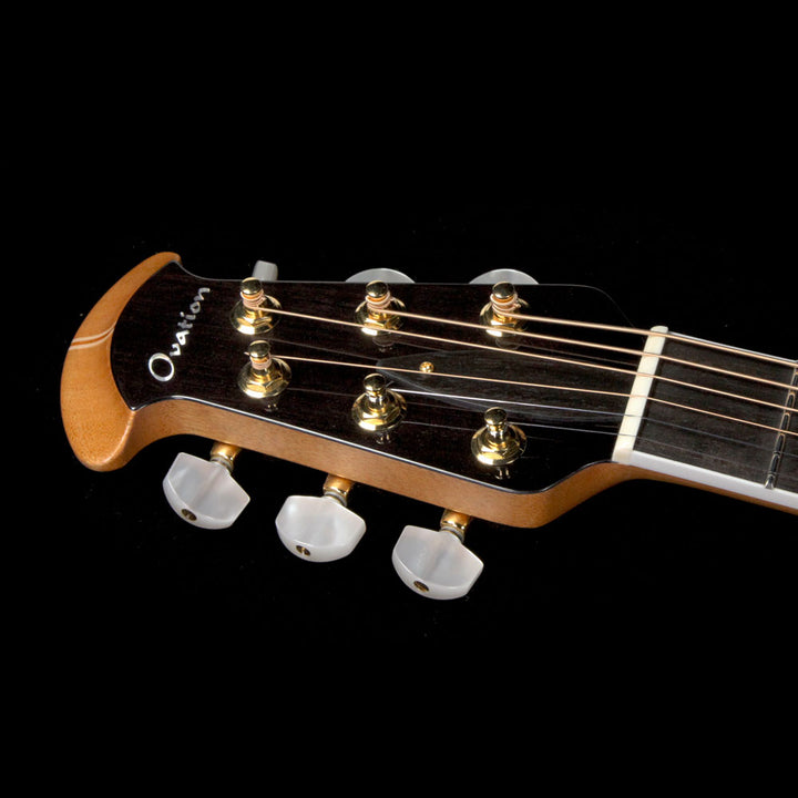 Ovation C1778LX Custom Elite Left-Handed Acoustic Guitar Black