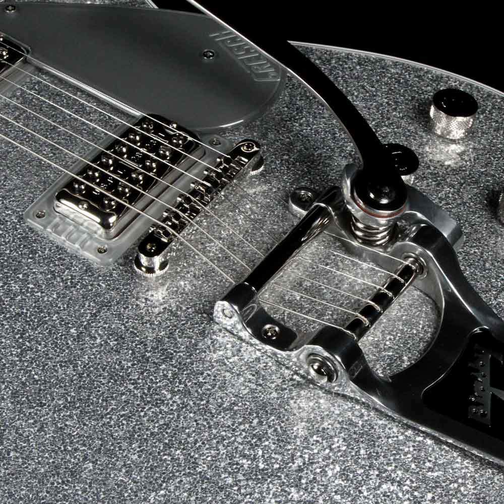 Gretsch G6129 Players Edition Jet FT Silver Sparkle — 5