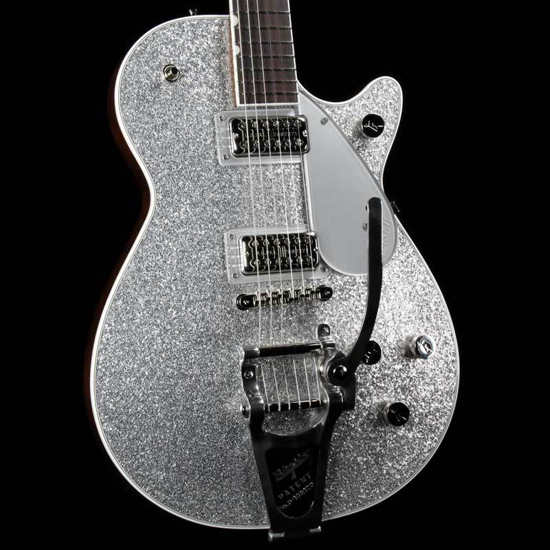 Gretsch G6129 Players Edition Jet FT Silver Sparkle — 1