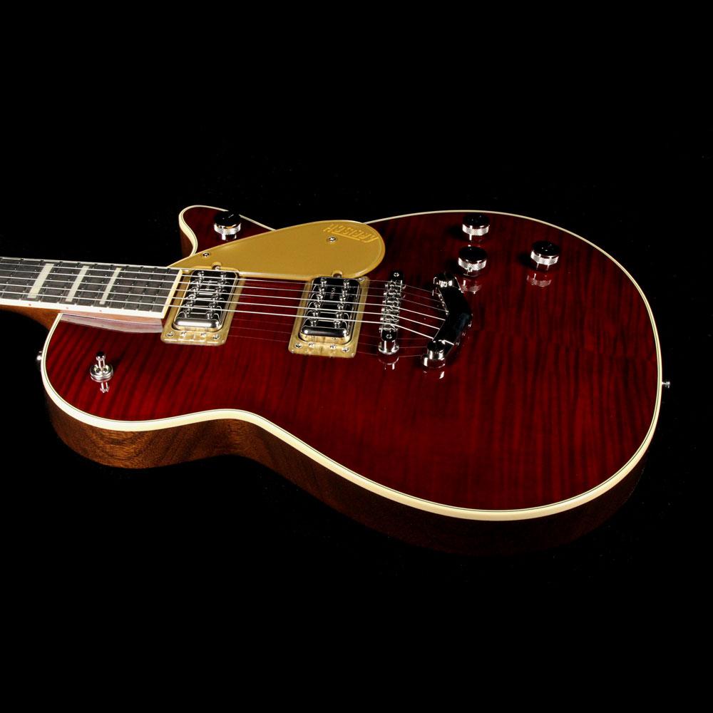 Gretsch G6228FM Players Edition Jet BT with V Tailpiece Dark Cherry Stain — 5
