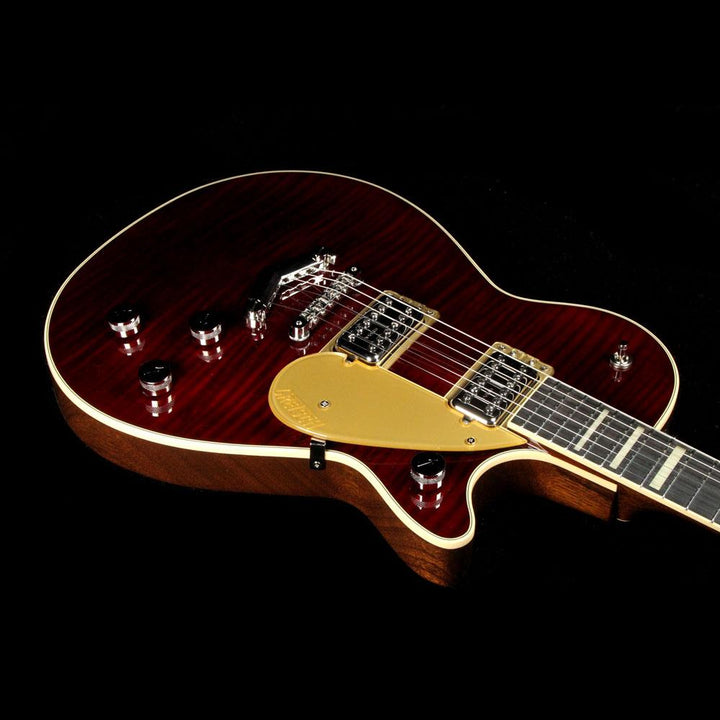 Gretsch G6228FM Players Edition Jet BT with V Tailpiece Dark Cherry Stain