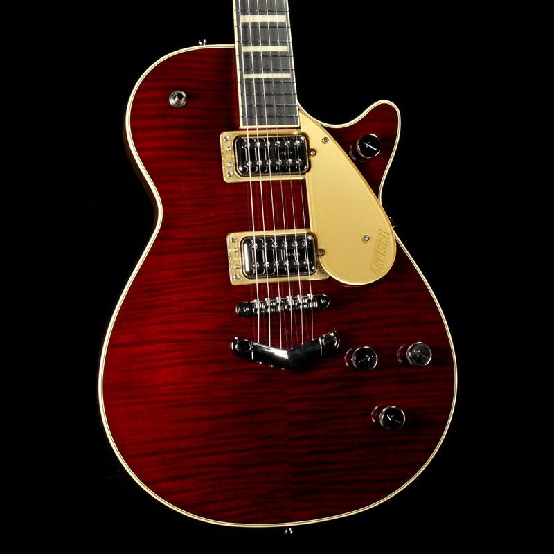 Gretsch G6228FM Players Edition Jet BT with V Tailpiece Dark Cherry Stain — 1