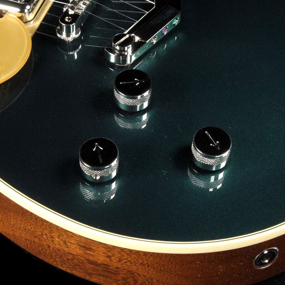 Gretsch G6228 Players Ed Jet BT with V Tailpiece Left-Handed Cadillac Green — 6