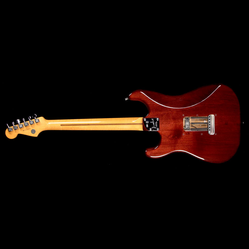 Used 2011 Fender American Select Stratocaster Electric Guitar Dark Cherry Burst — 3