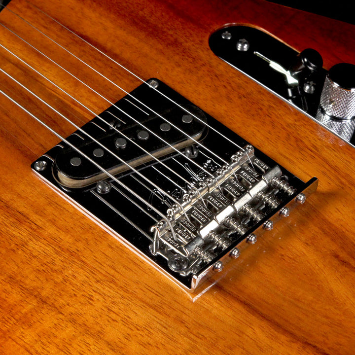 Used 2011 Fender Select Koa Top Telecaster Electric Guitar Sienna Sunburst