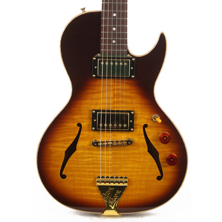 B&G Guitars Little Sister Crossroads Cutaway Tobacco Burst