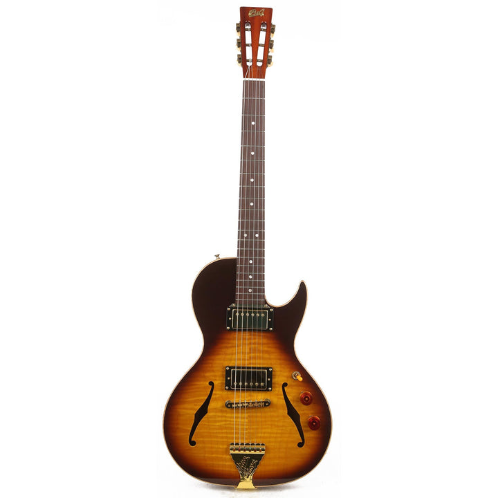 B&G Guitars Little Sister Crossroads Cutaway Tobacco Burst