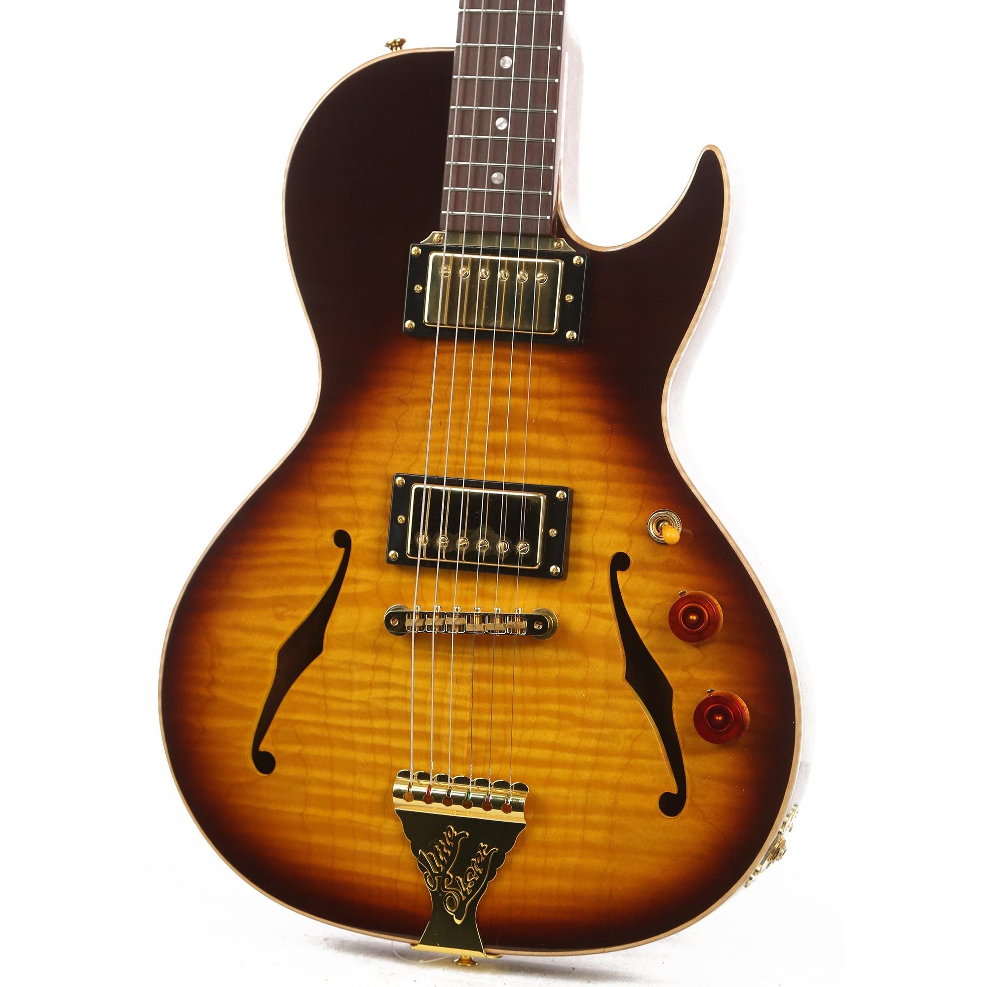 B&G Guitars Little Sister Crossroads Cutaway Tobacco Burst | The