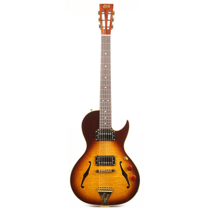 B&G Guitars Little Sister Crossroads Cutaway Electric Guitar Tobacco Burst
