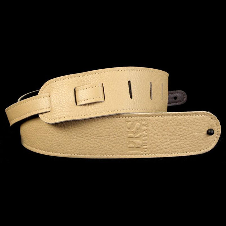 PRS Leather Guitar Strap Tan with Logo