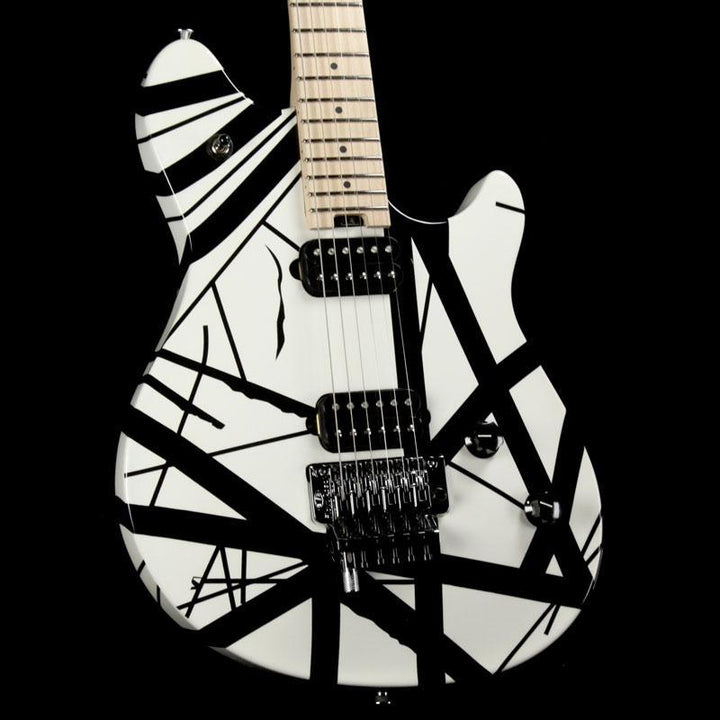 EVH Van Halen Wolfgang Special Striped Black and White