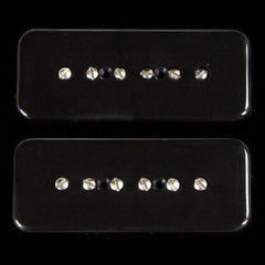 A*e様 LINDY FRALIN P90 Soapbar set Black Lindy Fralin P-90 Electric Guitar Pickup Set Soapbar Black Covers