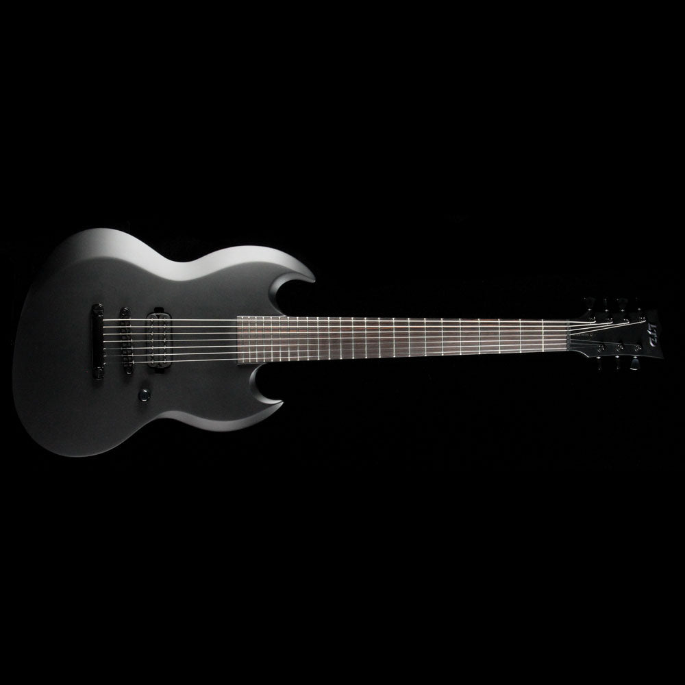 ESP LTD Viper 7 Black Metal 7-String Black Satin | The Music Zoo