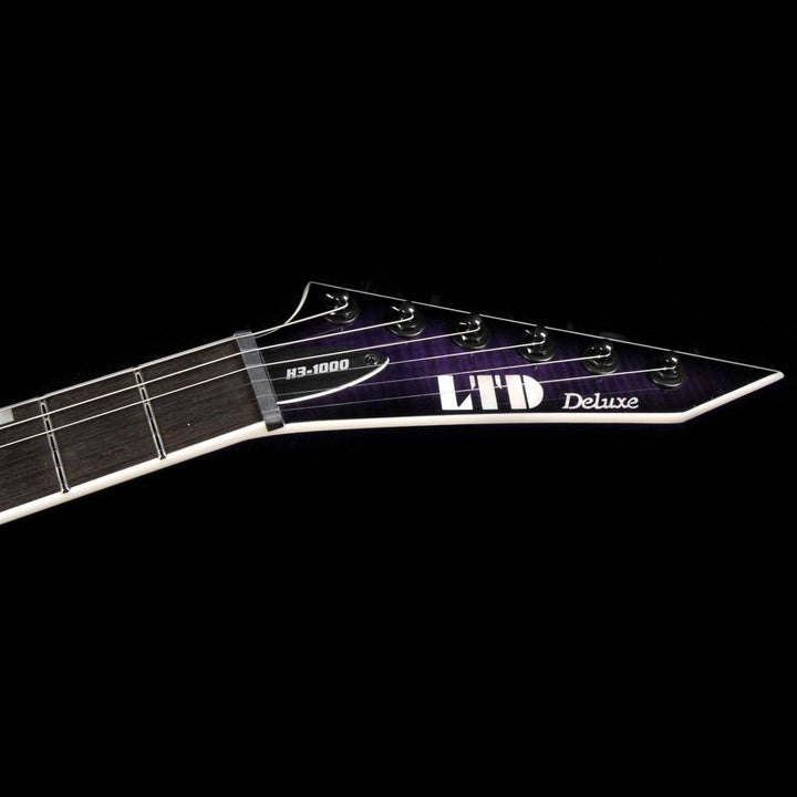 ESP LTD Deluxe H3-1000FM See-Thru Purple Sunburst