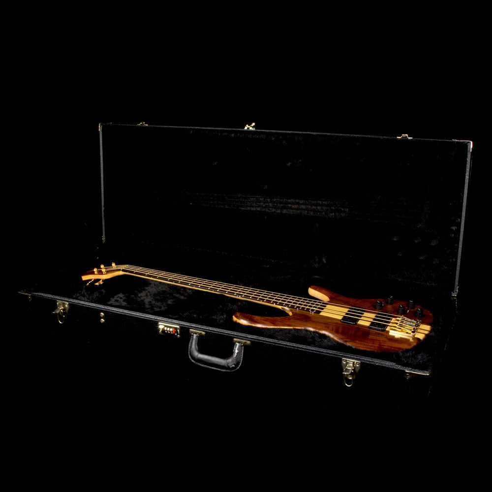 Used Ken Smith BSR-4TN Figured Walnut Top Electric Bass Guitar Natural — 7