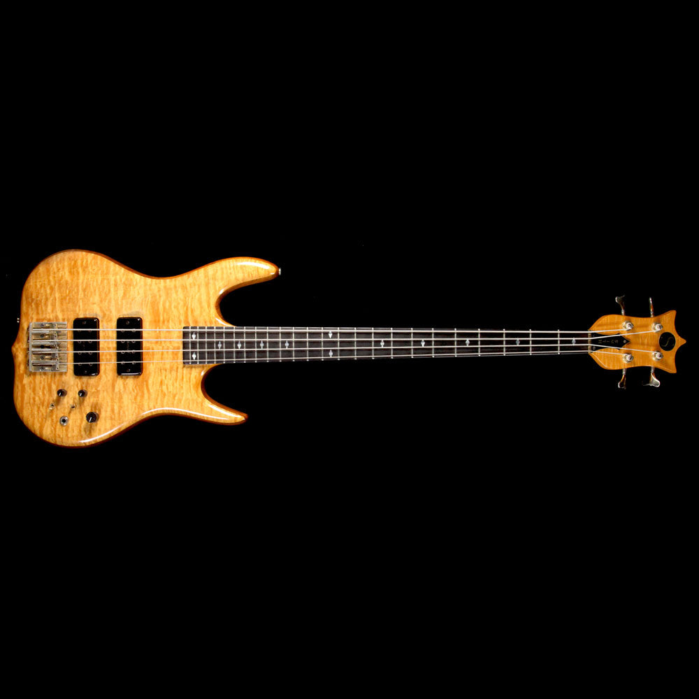 Used 1985 Ken Smith BT4 Dovetail Electric Bass Guitar Natural — 2