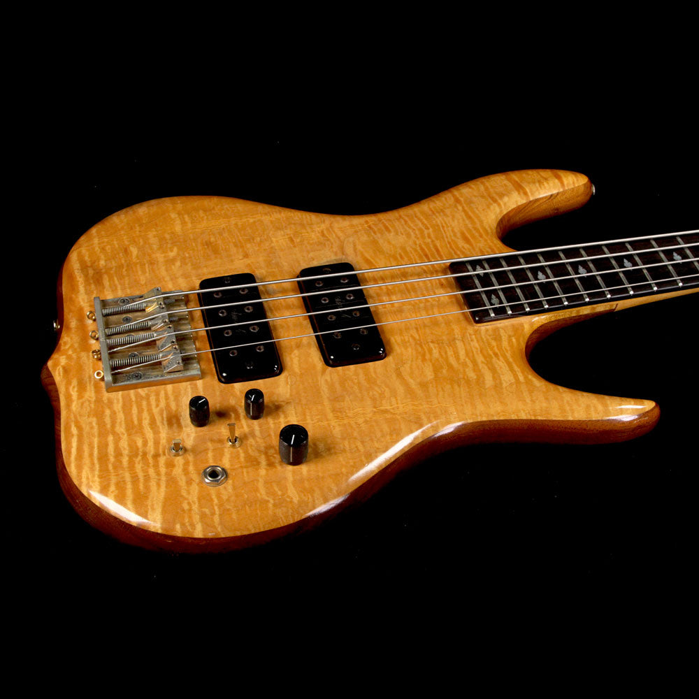 Used 1985 Ken Smith BT4 Dovetail Electric Bass Guitar Natural — 5